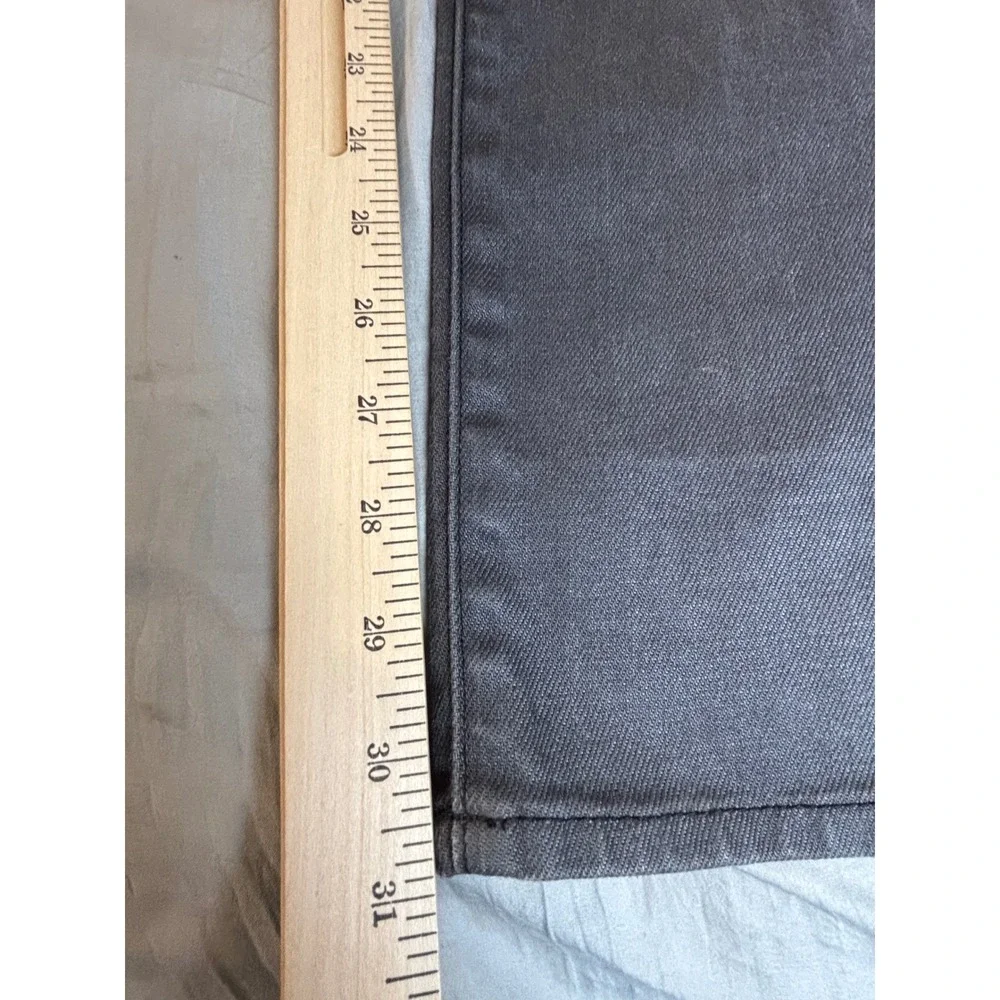 John Varvatos USA bowery Slim Straight Jeans men's 30x30 Grey Faded Wash
